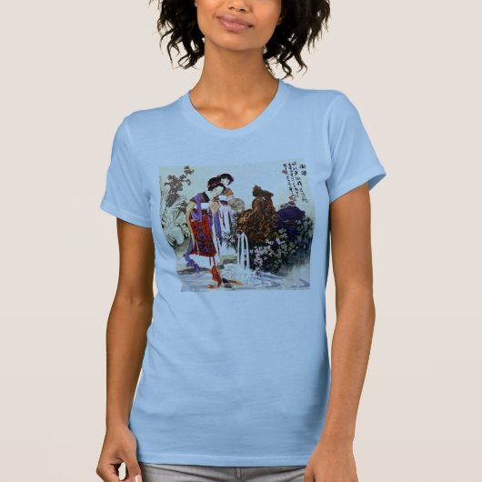 Dragon Fountain Women's Basic T-Shirt (Voorkant)