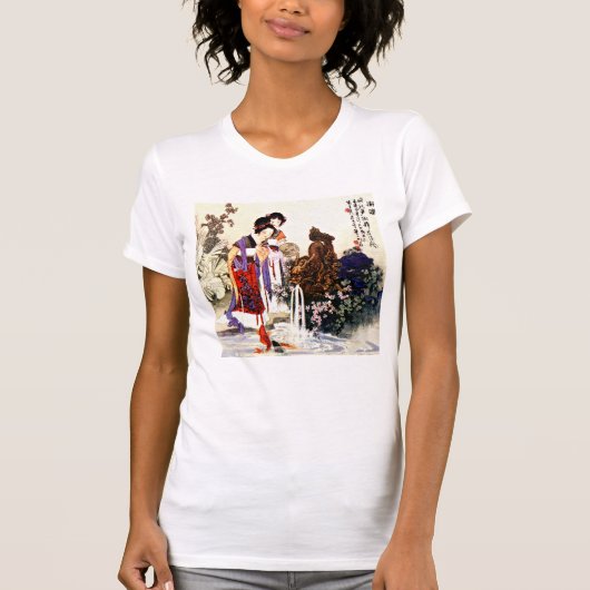 Dragon Fountain Women's Basic T-Shirt (Voorkant)