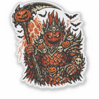 Dragon Fruit Demon King Halloween — Dark Retro  Sticker