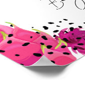 Dragon Fruit Elegant Baby Sprinkl Affiche de bienv (Coin)