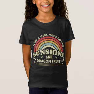 Dragon Fruit Meisje Die Van Zonneschijn En Draak V T-shirt
