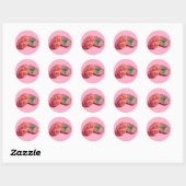 Dragon Fruit Ronde Sticker (Vel)