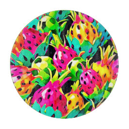 Dragon Fruit Vivid-patroon Snijplank