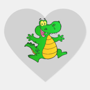 Dragon Funny Happy Fantasy Fiction Drawing Cartoon Hart Sticker