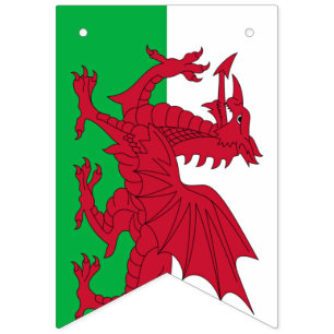 Dragon gallois ~ Drapeau du Pays de Galles