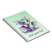 Dragon Garden Dreams – Cahier Vert Menthe (Côté Droit)
