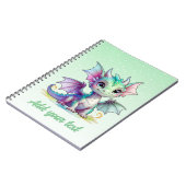 Dragon Garden Dreams – Cahier Vert Menthe (Côté gauche)