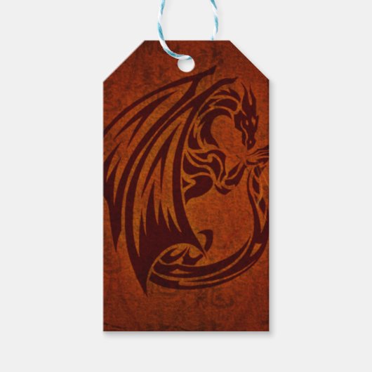 Dragon Gift Labels Cadeaulabel (Voorkant)