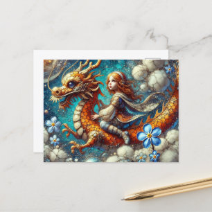 Dragon Girl Briefkaart