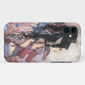 Dragon Girl Gothic Imaginaire Art iPhone 5 Coque (Dos (Horizontal))