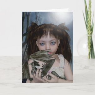 Dragon Girl wenskaarten Kaart