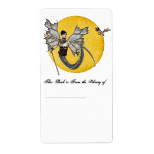 Dragon Goddess Bookplate Etiket