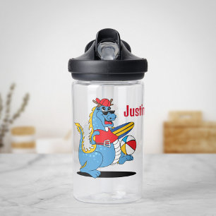 Dragon Going to the Beach Waterfles voor kind