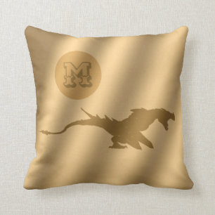 Dragon Gold Luxury Monogram Kussen