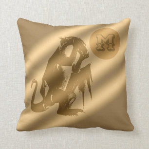 Dragon Gold Luxury Monogram Kussen