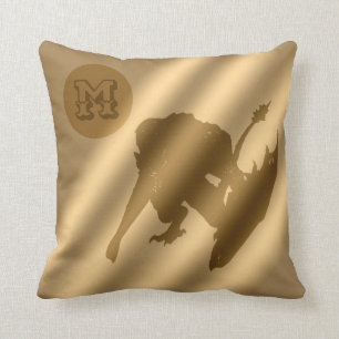 Dragon Gold Luxury Monogram Kussen