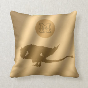 Dragon Gold Luxury Monogram Kussen