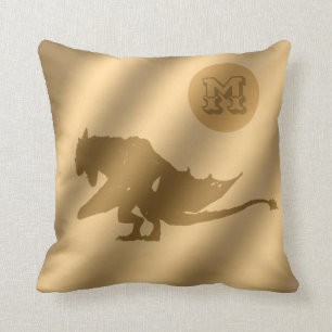 Dragon Gold Luxury Monogram Kussen