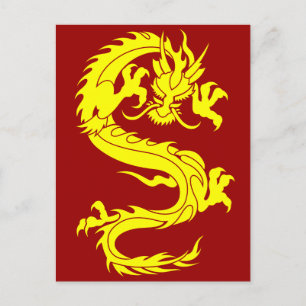 Dragon Golden Briefkaart