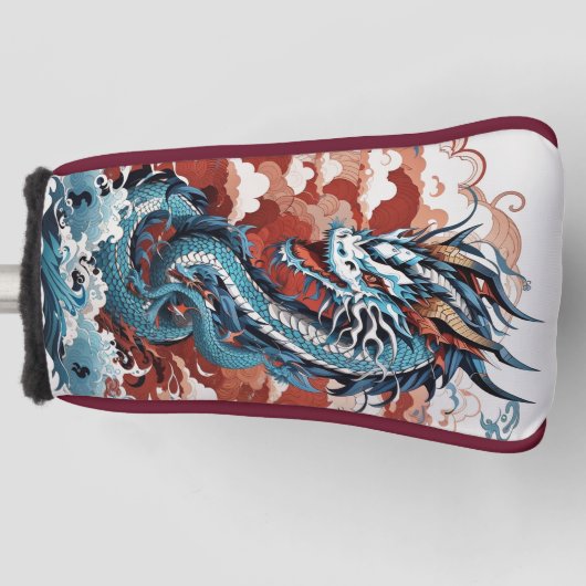 Dragon Golf Head Hoesje Golfheadcover (Voorkant)