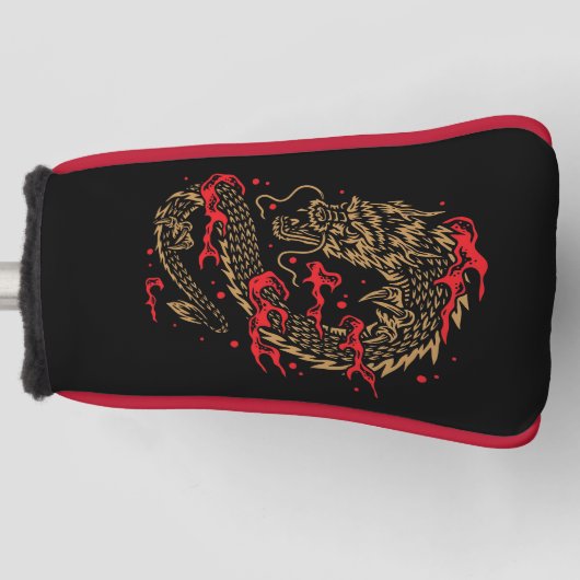 Dragon Golf Head Hoesje Golfheadcover (Voorkant)