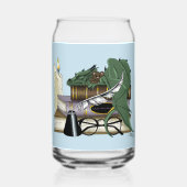 Dragon Green Sleeping Books Blikvorm Glas (Achterkant)