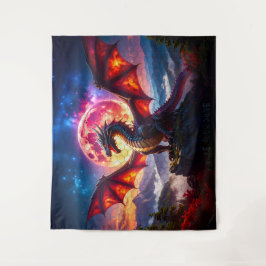 Dragon Grid 001 Wandkleed