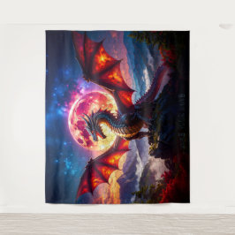 Dragon Grid 001 Wandkleed