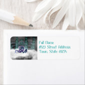 Dragon Guarde Château Étiquettes de la poste (En situation)