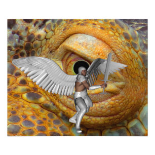 Dragon Guardian Foto Afdruk