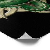 Dragon Head - Groen Poster (Hoek)