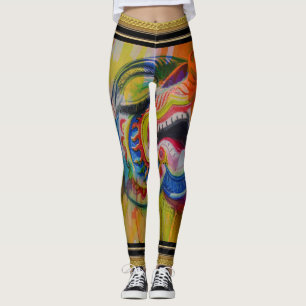Dragon Head Leggings pour femmes