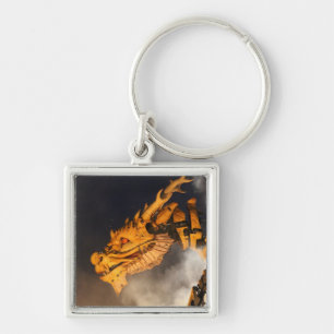 Dragon Head Red Eyes Sleutelhanger