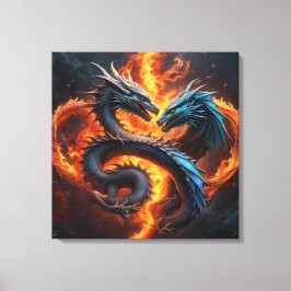 Dragon Heart Canvas Afdruk