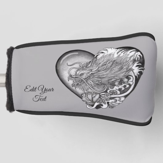 Dragon Heart Golfheadcover (Voorkant)