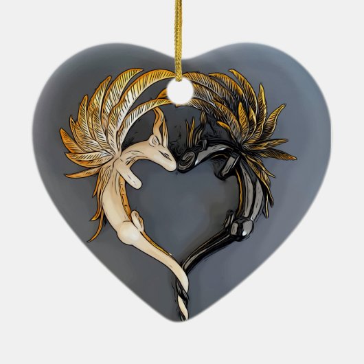 Dragon Heart Ornament (Achterkant)