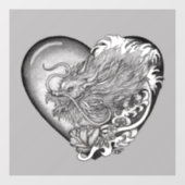 Dragon Heart Raamsticker (Vel)