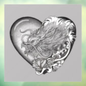 Dragon Heart Raamsticker (Vel 3)