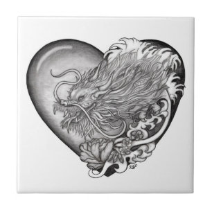 Dragon Heart Tegeltje
