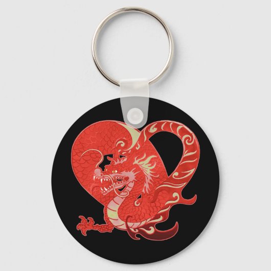 Dragon Heart Valentijn Sleutelhanger (Voorkant)