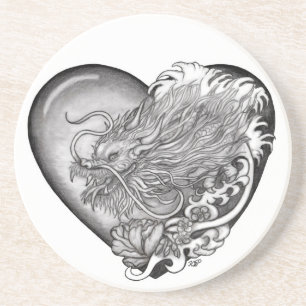 Dragon Heart Zandsteen Onderzetter