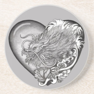 Dragon Heart Zandsteen Onderzetter