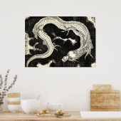 Dragon, Hokusai Poster (Keuken)