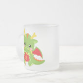Dragon Holding Lantern Matglas Koffiemok (Voorkant links)
