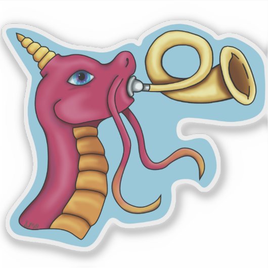 Dragon Horn Player Sticker (Devant)
