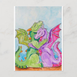 Dragon Hug Briefkaart
