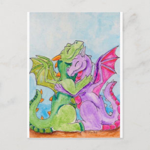 Dragon Hug Briefkaart