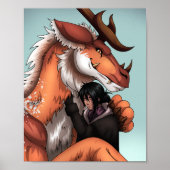 Dragon Hug Poster (Voorkant)