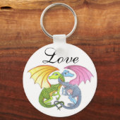 Dragon Hugs Sleutelhanger (Voorkant)