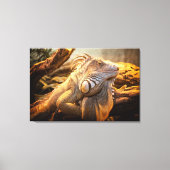 Dragon Iguana naam Fred Wrapped canvas Afdruk (Voorkant)